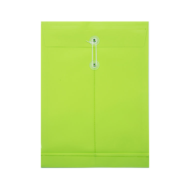 Poly String Envelope with Expandable Gusset, Opaque PP, Letter Size ...