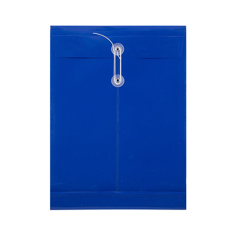 Poly String Envelope with Expandable Gusset, Opaque PP, Letter Size ...