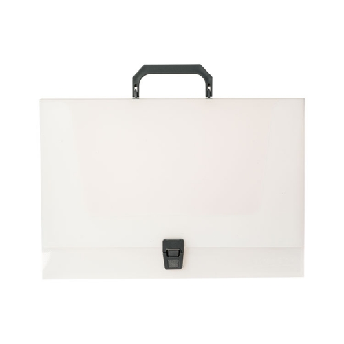 Portable Document Case with Handle, Translucent, PP Foolscap,Box Files