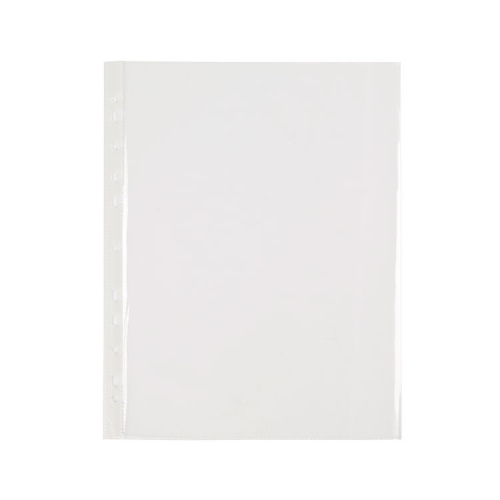 Sheet Protectors, Glass Clear, PP A4,Binder Pockets