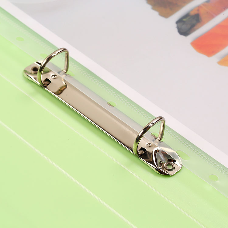 Binder Pocket with Velcro Closure, Top Opening, Clear, PP A4,Binder Pockets