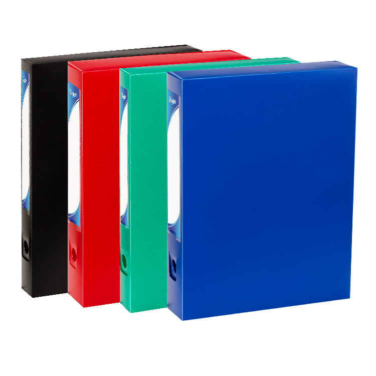 Portrait High Capacity Box Files with Finger Pull, Button Closure, PP ...