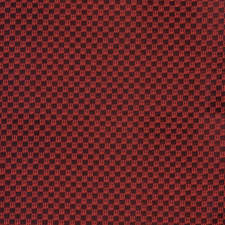 Metallic Selfadhesive Book Cover Red Checker