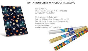 Invitation for New Products Releasing