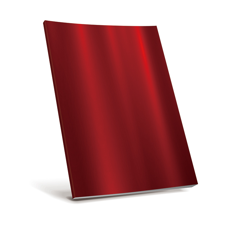 Selfadhesive Book Cover Metallic Red