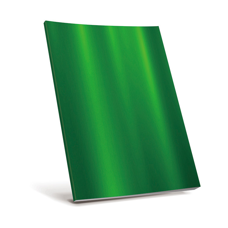 Selfadhesive Book Cover Metallic Green
