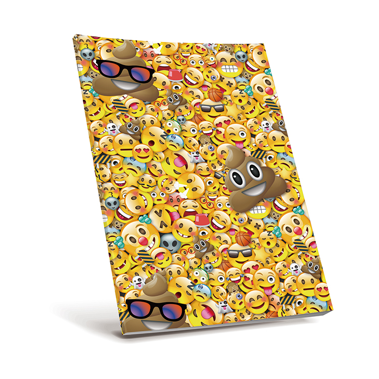Selfadhesive Book Cover Emoji Poop