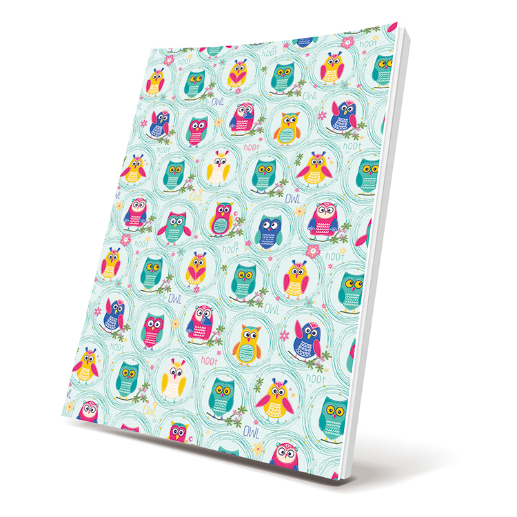 Self-adhesive Book Cover Owls