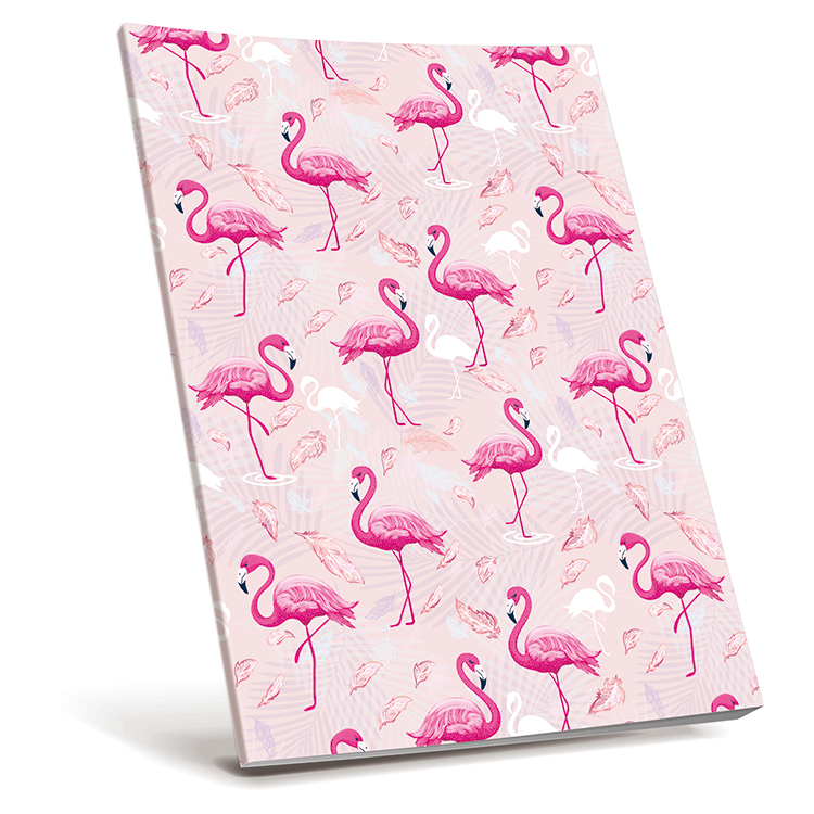 Selfadhesive Book Cover Flamingo