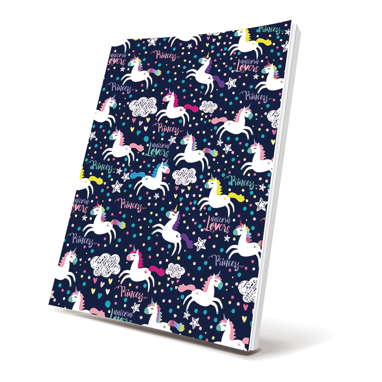 Selfadhesive Book Cover Unicorns