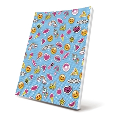 Self-adhesive Book Cover, Emoji Patches