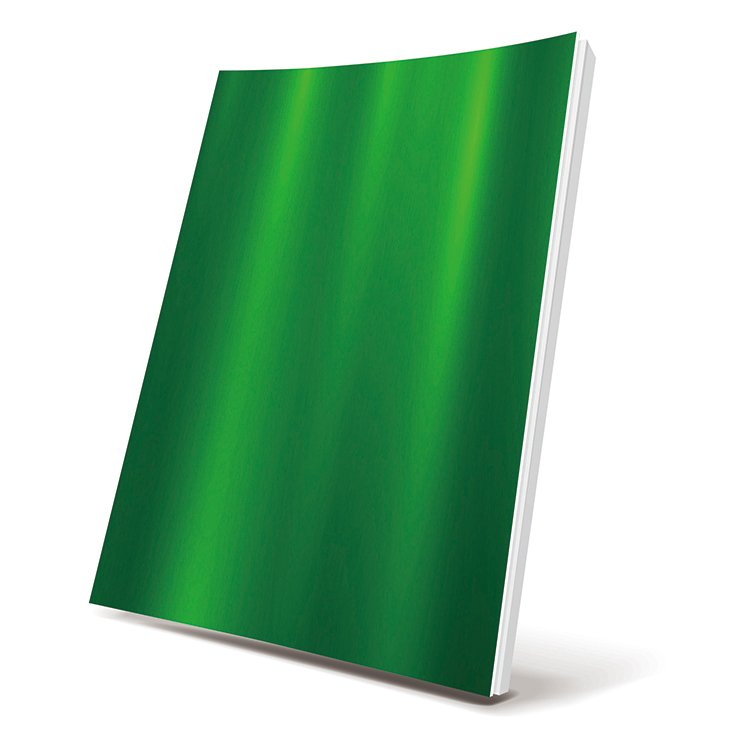 Selfadhesive Book Cover Metallic Green