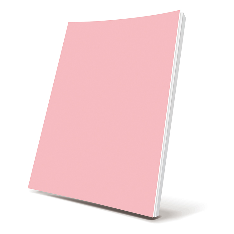 Selfadhesive Book Cover Pastel Red