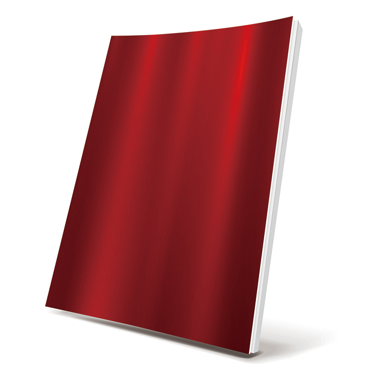 Selfadhesive Book Cover Metallic Red