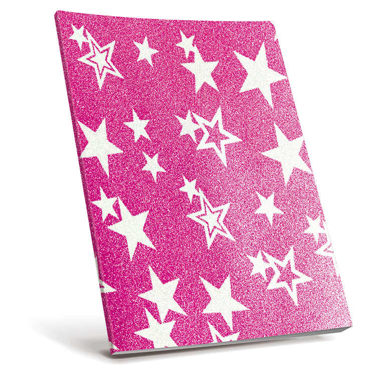 Glitter Selfadhesive Book Cover Stars