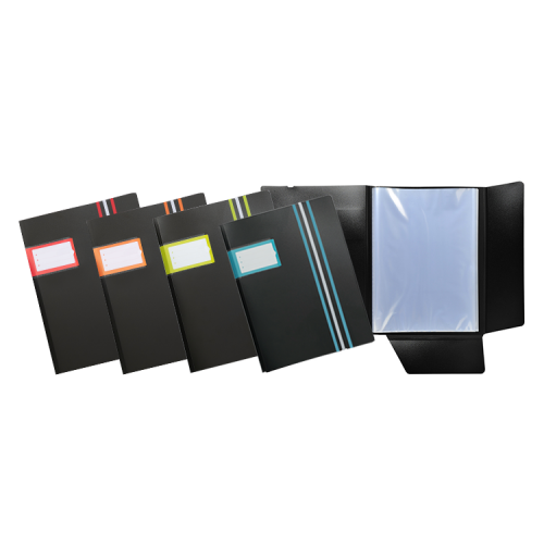 Display Books with Extra Storage Flaps, A4, Fusion