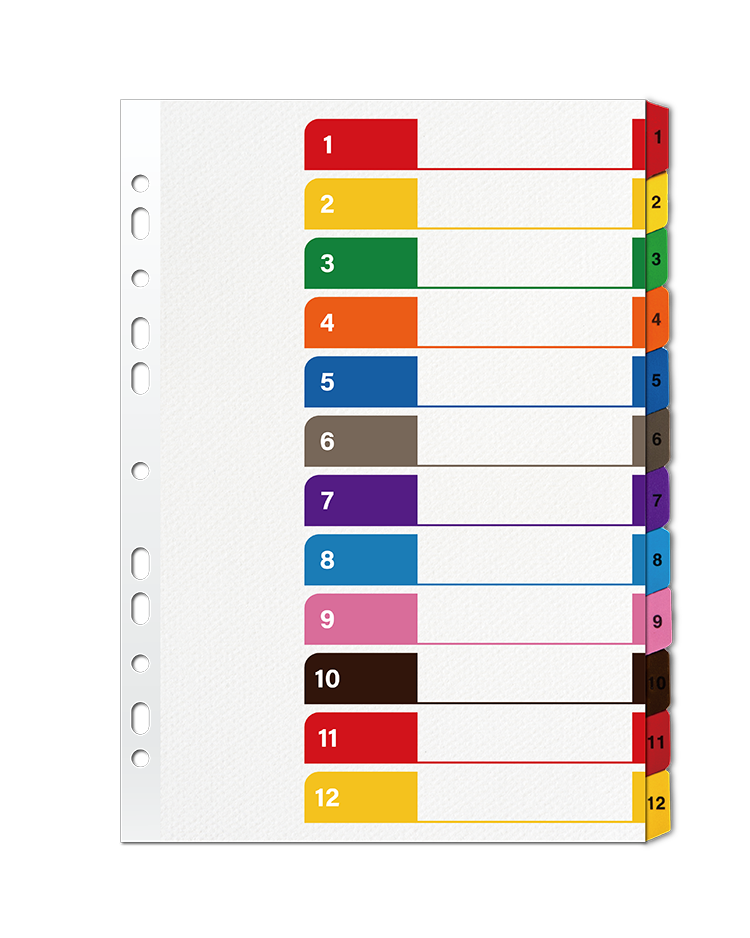 Paperboard Binder Dividers