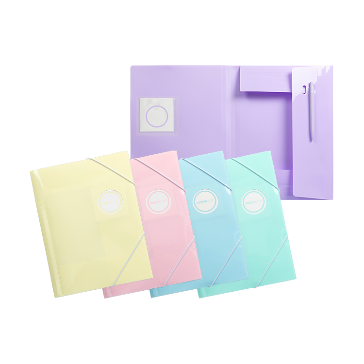 ELASTIC FOLDERS,PastelGLAM
