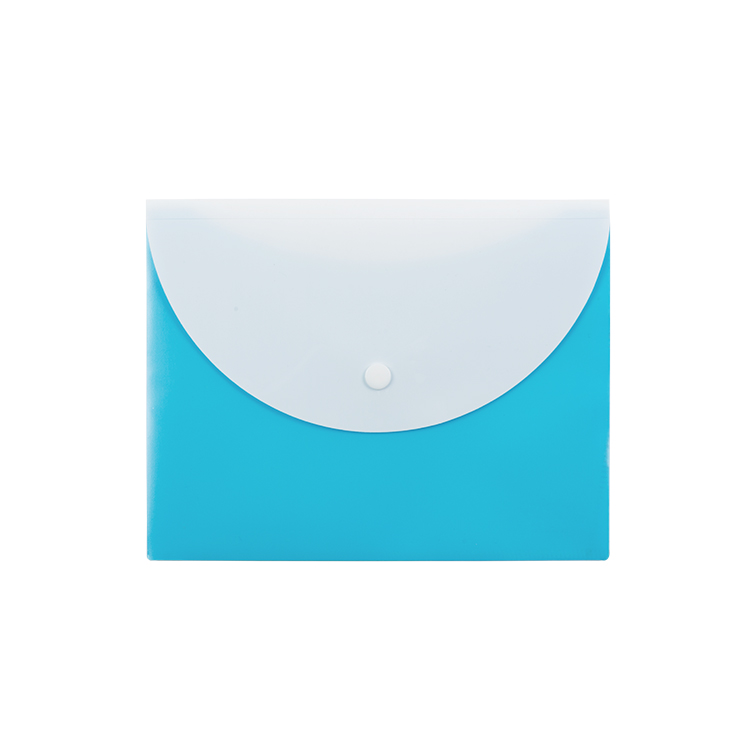 Poly Envelopes with Snap Button Closure, 2-Pocket, PP A5,Document Wallets