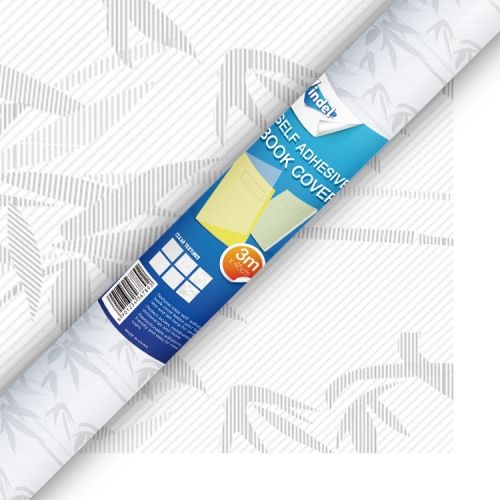 Textured Clear Selfadhesive Book Cover