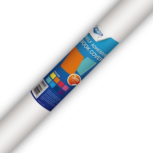 Selfadhesive Book Cover White