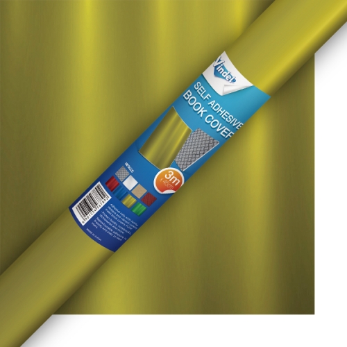 Selfadhesive Book Cover Metallic Gold