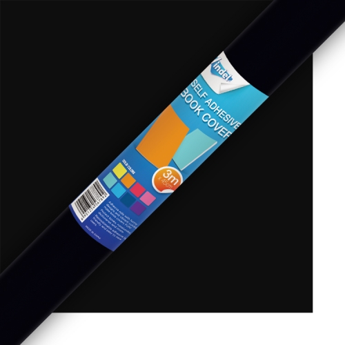 Selfadhesive Book Cover Black