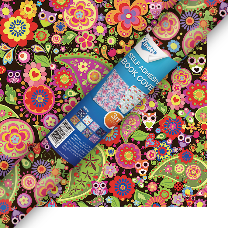 Selfadhesive Book Cover Paisley