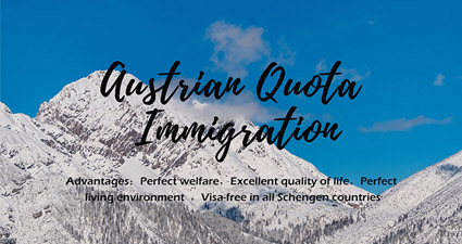 Data to illustrate: Why immigration to Austria with high security and low consumption