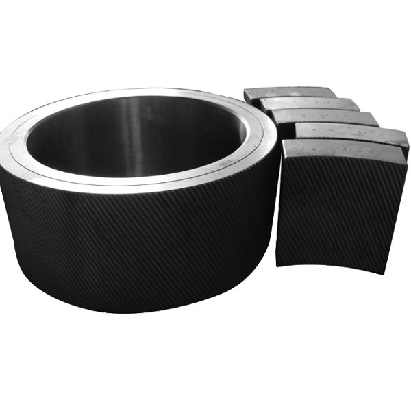 Thread rolling die set for nail rolling machine