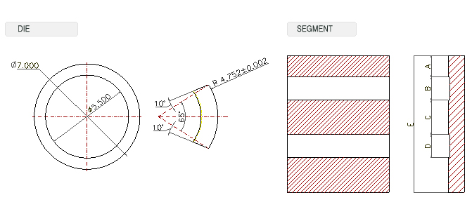 Drawing Of Thread Rolling Planetary Dies