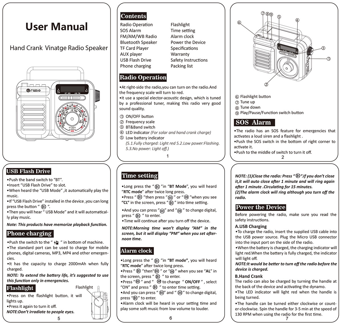 Runningsnail MD-096 user manual
