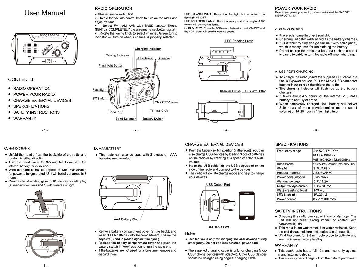 Runningsnail MD-090 user manual