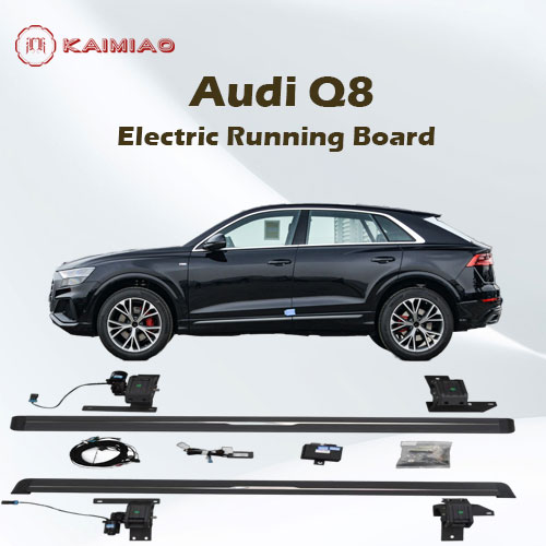 Non destructive installation powerstep automatic running boards for Audi Q8