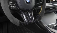 BMW M1 M2 M3 M4 M5 Custom Carbon Fiber Steering Wheel with LED Shift Light