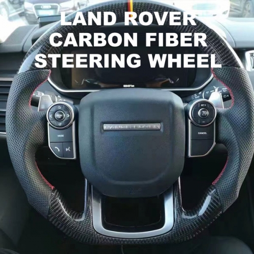 LED Carbon Fiber Sport Steering Wheel for Land Rover