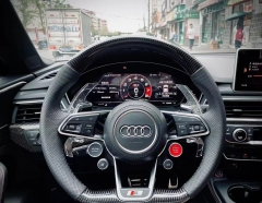 Custom LED Racing Car Steering Wheel for Audi A3 A4 A5 RS3 RS4 RS5 S3 S4 TT R8