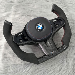 BMW M1 M2 M3 M4 M5 Custom Carbon Fiber Steering Wheel with LED Shift Light