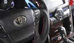 Full Custom Geniune Leather Steering Wheel For Toyota Car