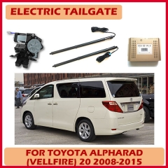 Hot sales auto body parts Toyota Alphard 20 tailgate lifts with foot sensor