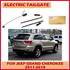 Automotive aftermarked hands free power liftgate with foot sensor for Jeep Grand Cherokee