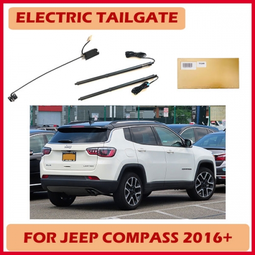 Power operated tailgate open and close system power boot lid for Jeep Compass