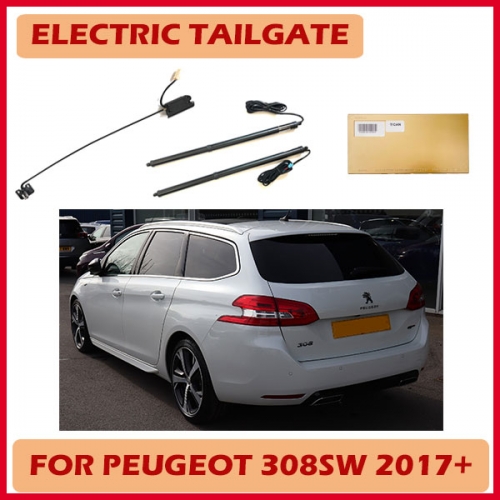 Electric tailgate lift tailgate kit car modification automatic electric luggage system for Peugeot 308 SW