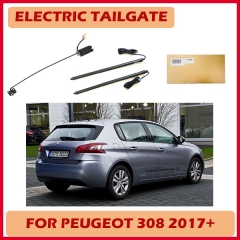 Intelligent aftermarkt power rear hatch car trunk rear door lift tail gate for Peugeot 308 with remote control