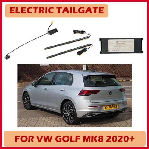 Retrofit kit hands free electric tailgate with remote control and foot sensor optional for VW Volkswagen Golf 8