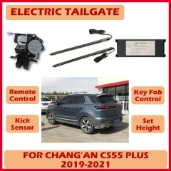 Foot-operated electronic boot electric tailgate lift with remote control for ChangAn CS55 Plus 2020