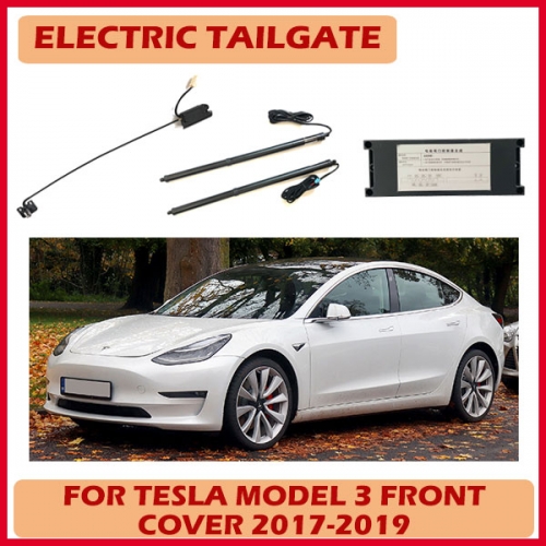 For Tesla Model 3 Trending Auto Electric Front Cover Remote Control Car Tailgate with Foot Sensor