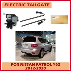 Car electronic retrofit electric lift for trunk with height memory and anti pinch power liftback for Nissan Patrol Y62