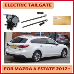 Smart power liftback tailgate lifter with double struts and upper suction lock for Mazda 6 Estate