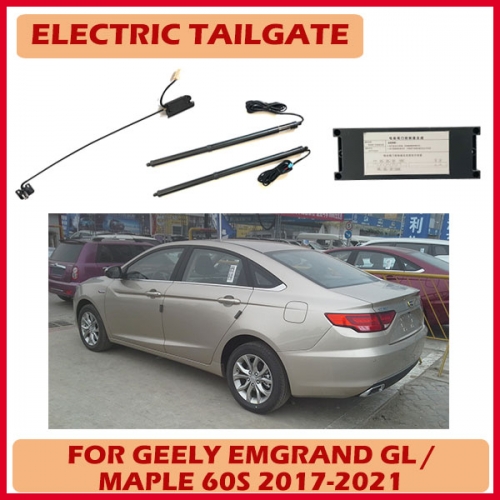 Intelligent Power Hatch Decklid Trunk Lift Gate with Button Switch Electric Tailgate with Universal Foot Sensor for Geely Emgrand GL/Maple 60s